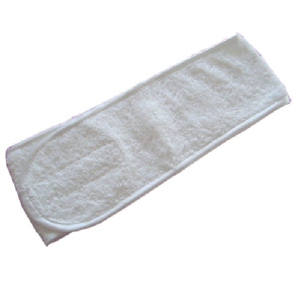 Towelling Head Band - White