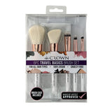 Crown Pro 6PC Travel Basics Brush Set