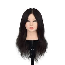 Mannequin Head 100% Human Hair